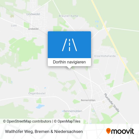 Wallhöfer Weg Karte