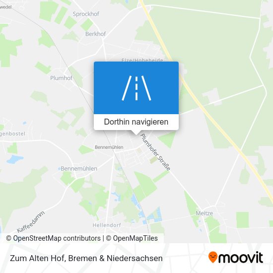 Zum Alten Hof Karte