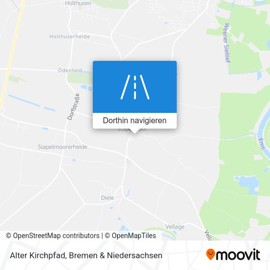 Alter Kirchpfad Karte
