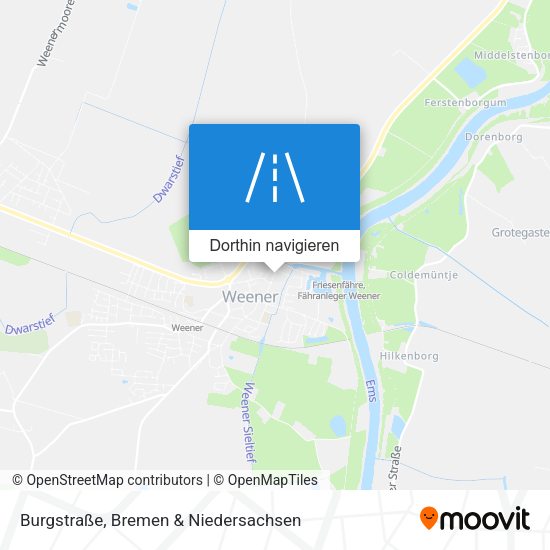 Burgstraße Karte