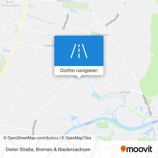 Dieler Straße Karte