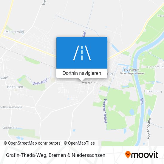Gräfin-Theda-Weg Karte