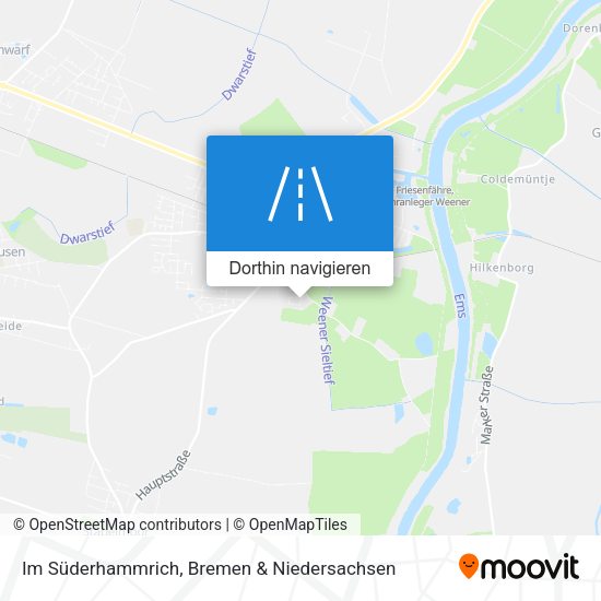 Im Süderhammrich Karte