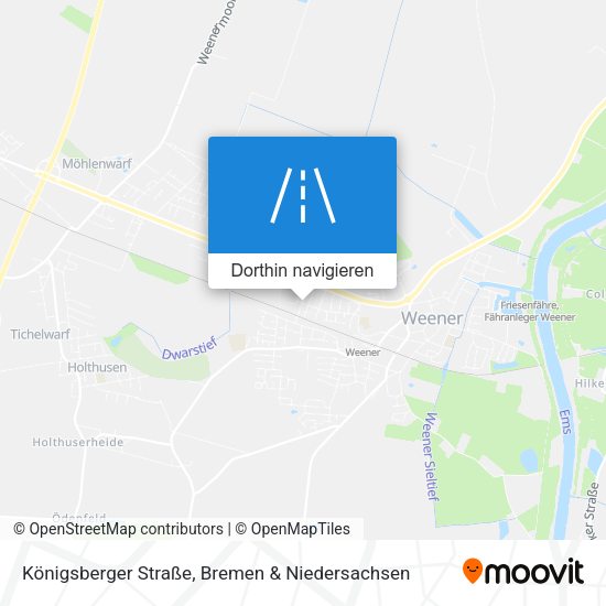 Königsberger Straße Karte