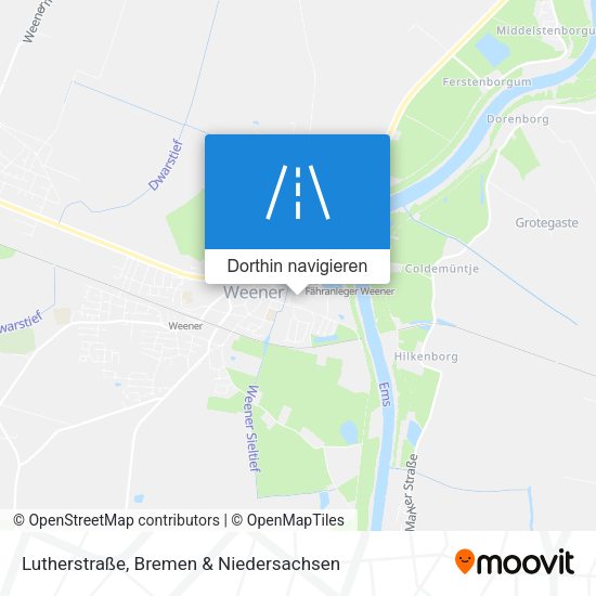 Lutherstraße Karte