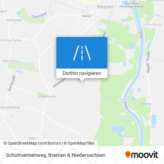 Schottvennenweg Karte