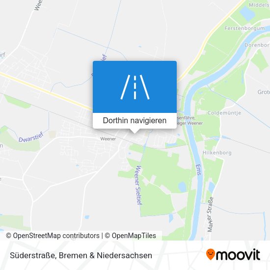 Süderstraße Karte
