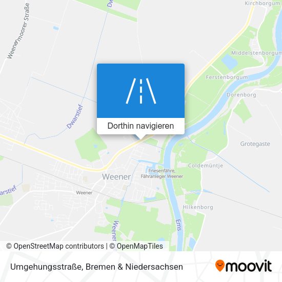 Umgehungsstraße Karte