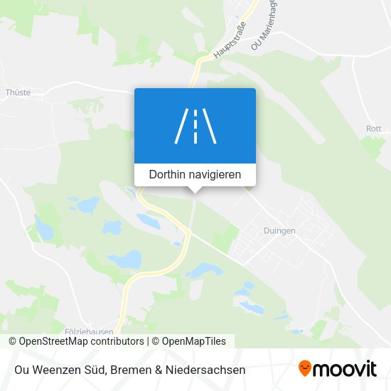 Ou Weenzen Süd Karte