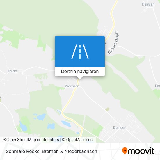 Schmale Reeke Karte