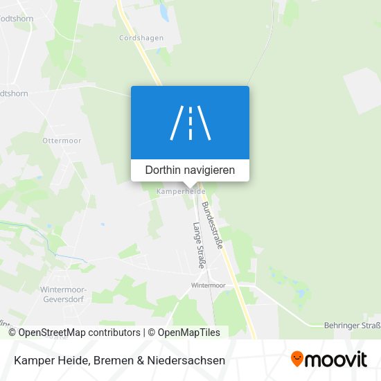 Kamper Heide Karte