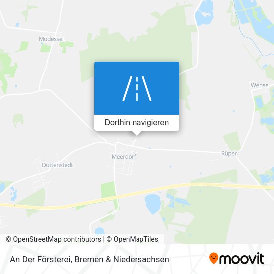 An Der Försterei Karte