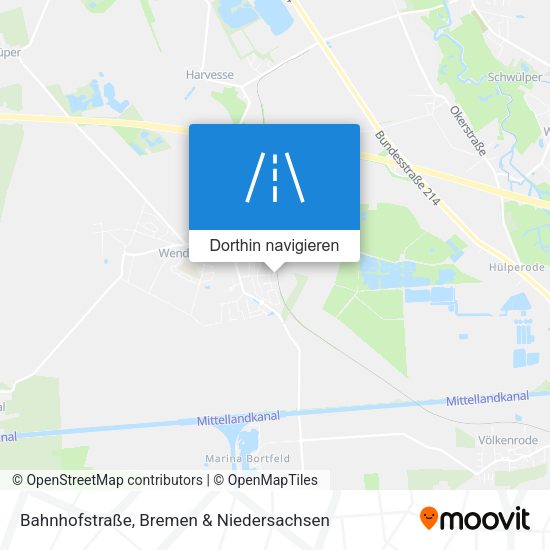 Bahnhofstraße Karte