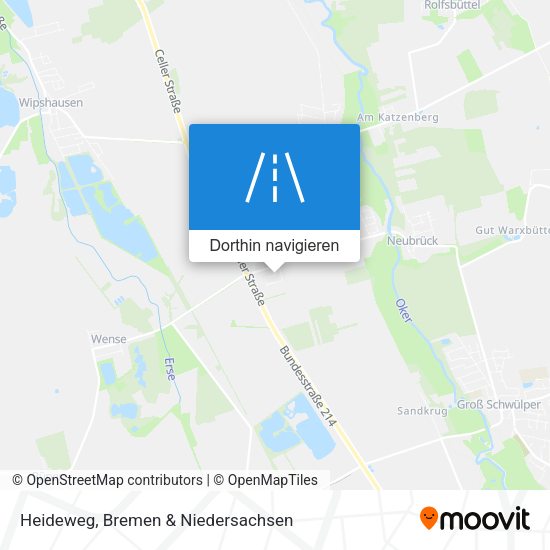 Heideweg Karte