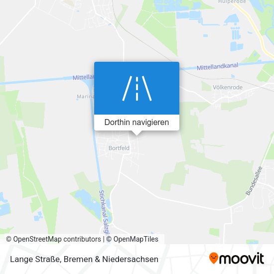 Lange Straße Karte