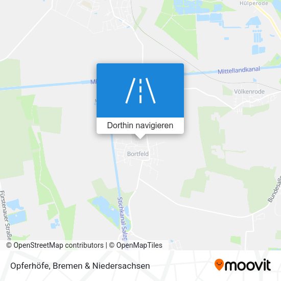 Opferhöfe Karte