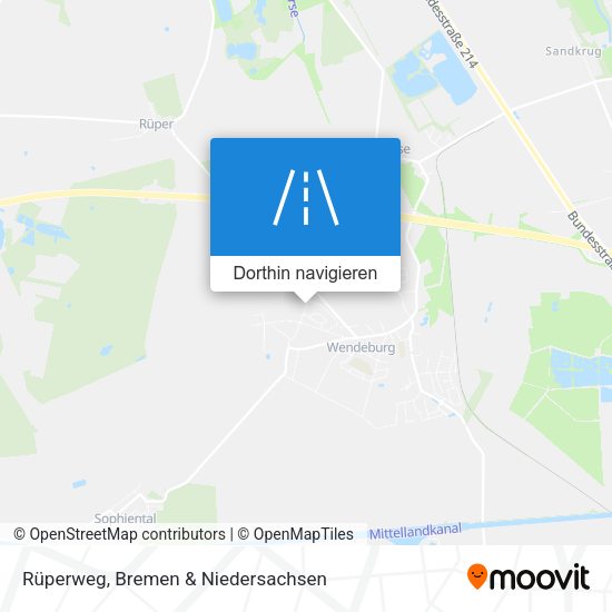 Rüperweg Karte