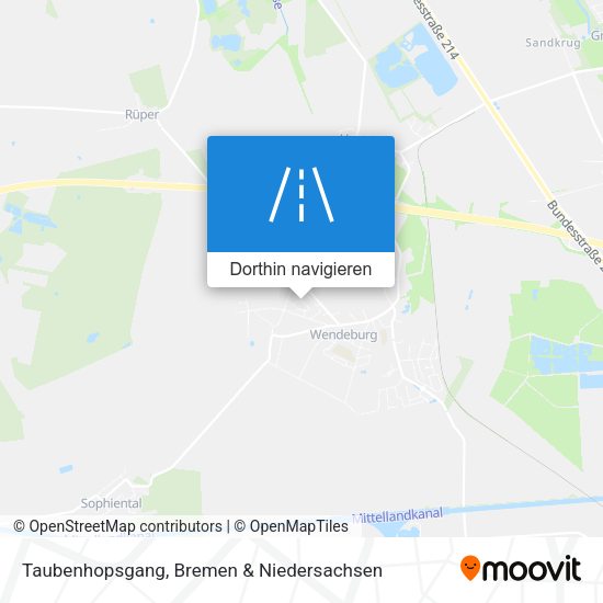 Taubenhopsgang Karte
