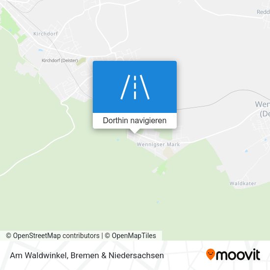 Am Waldwinkel Karte