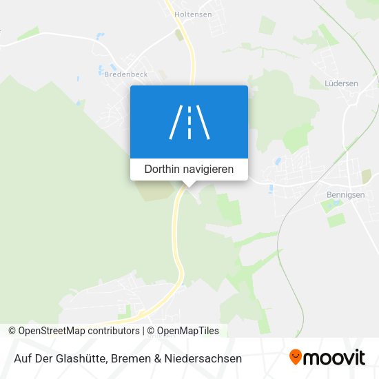 Auf Der Glashütte Karte