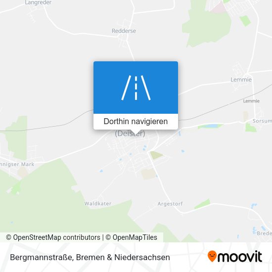 Bergmannstraße Karte