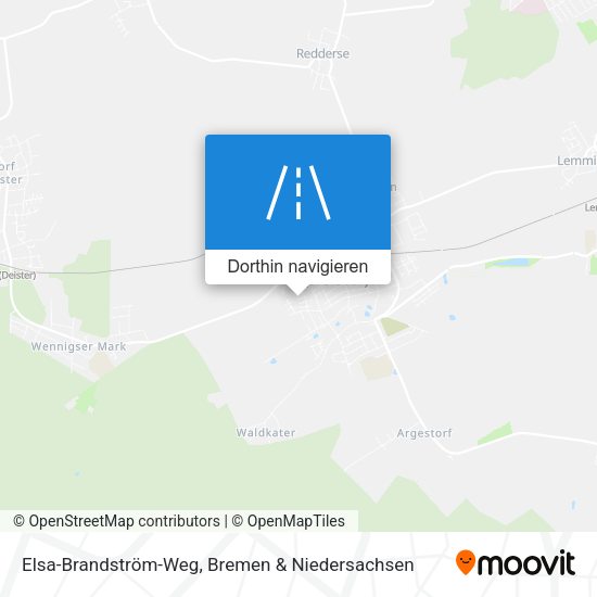 Elsa-Brandström-Weg Karte