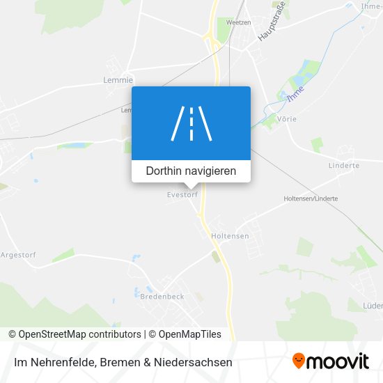 Im Nehrenfelde Karte