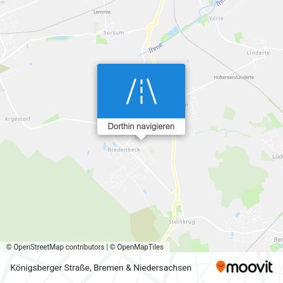 Königsberger Straße Karte