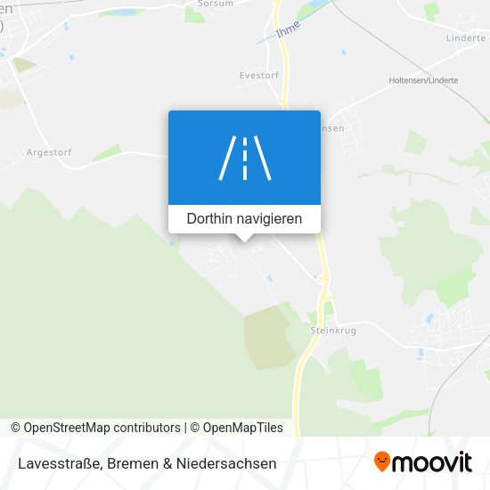 Lavesstraße Karte