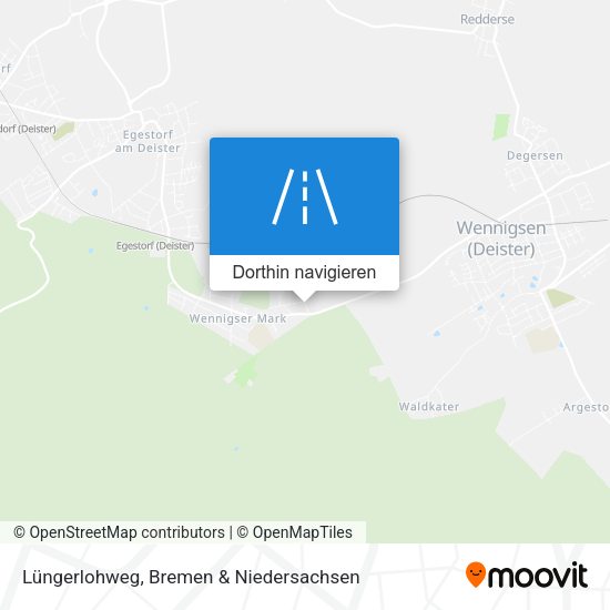 Lüngerlohweg Karte