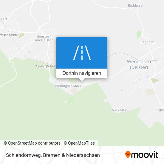 Schlehdornweg Karte