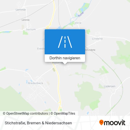 Stichstraße Karte