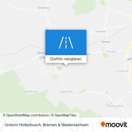 Unterm Hollerbusch Karte
