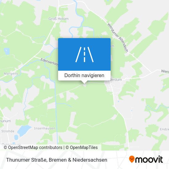 Thunumer Straße Karte