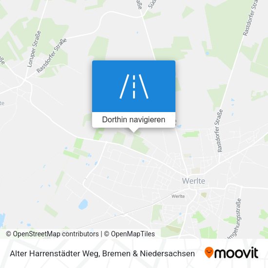 Alter Harrenstädter Weg Karte