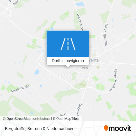 Bergstraße Karte