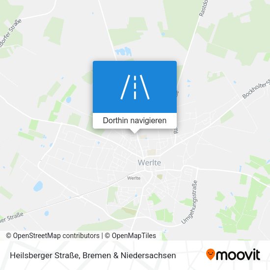 Heilsberger Straße Karte