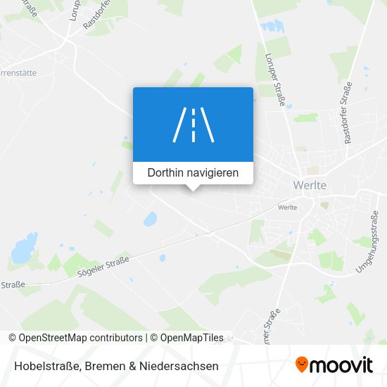 Hobelstraße Karte