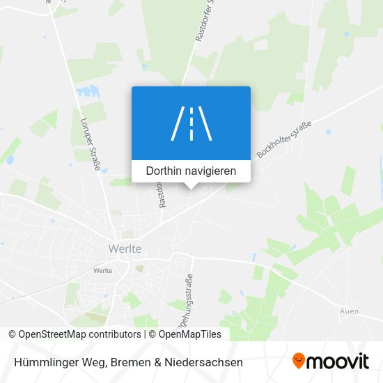 Hümmlinger Weg Karte