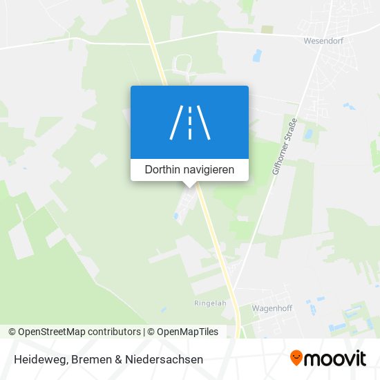 Heideweg Karte