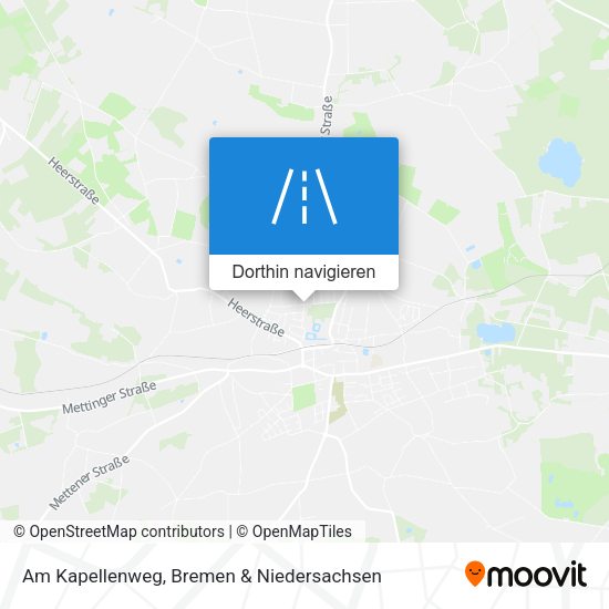 Am Kapellenweg Karte