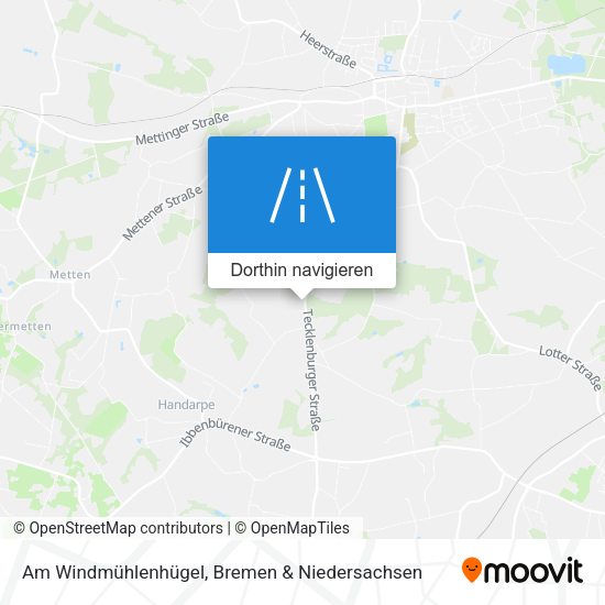 Am Windmühlenhügel Karte