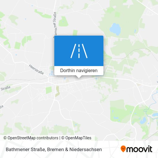 Bathmener Straße Karte