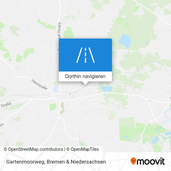 Gartenmoorweg Karte
