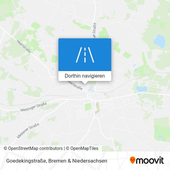 Goedekingstraße Karte