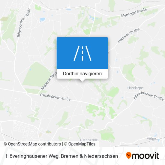 Höveringhausener Weg Karte