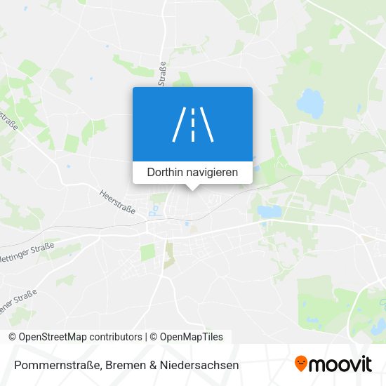 Pommernstraße Karte