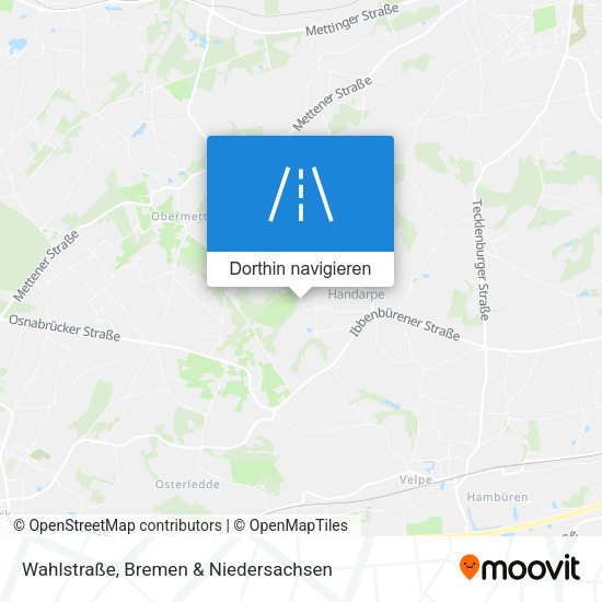Wahlstraße Karte