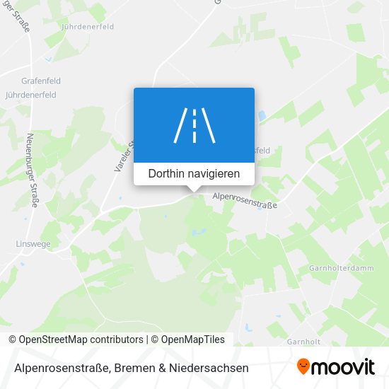 Alpenrosenstraße Karte