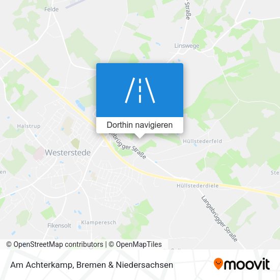 Am Achterkamp Karte